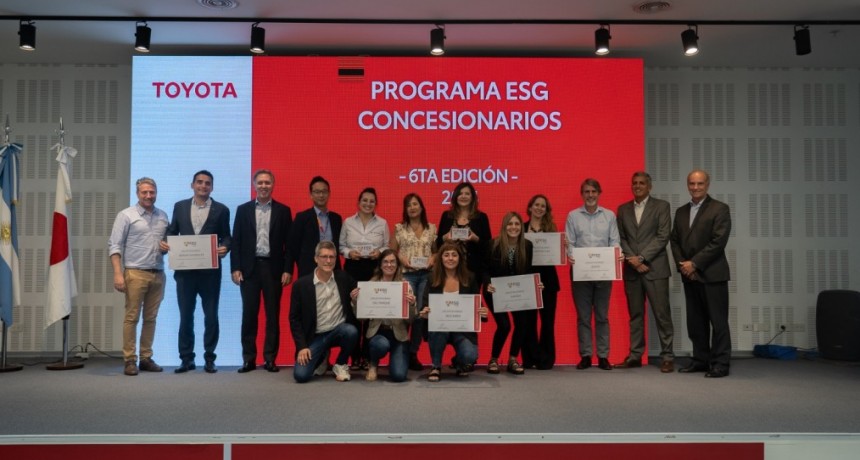Toyota Argentina premió las iniciativas sustentables de la red de concesionarios en los ESG Awards 2024
