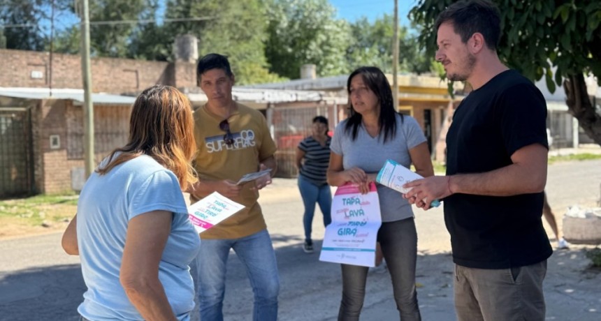 Unión por la Patria refuerza la campaña de prevención contra el Dengue
