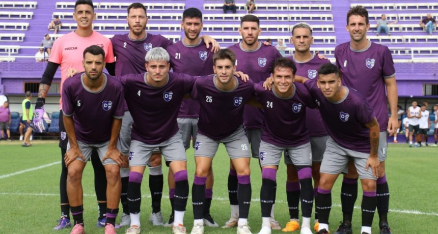 Villa Dálmine en su primer ensayo futbolístico frente a Claypole