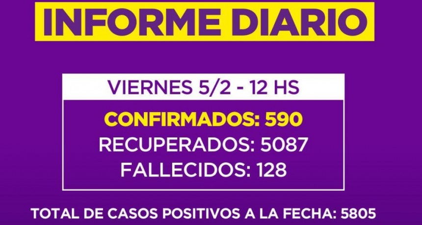 Informe emitido por la Secretar&iacute;a de Salud de la Municipalidad de Campana