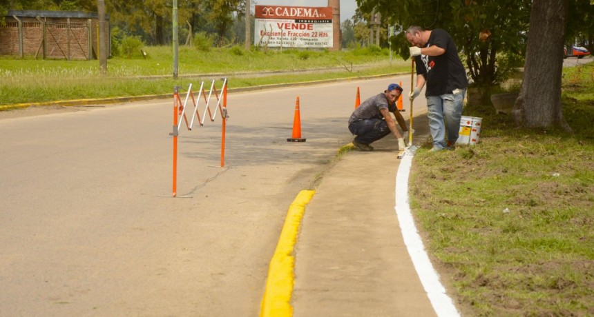 Importantes trabajos de se&ntilde;alizaci&oacute;n y puesta en valor de la avenida 6 de Julio 