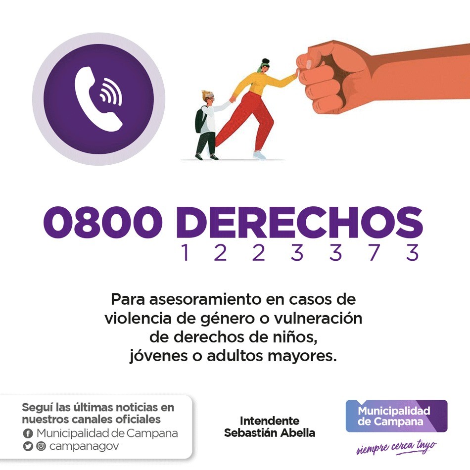 La ciudad cuenta con una línea de escucha y contención ante casos de vulnerabilidad de derechos y violencias de género