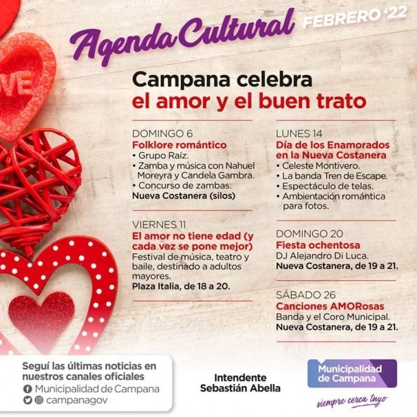 Agenda cultural: el Municipio anunci&oacute; las propuestas para febrero