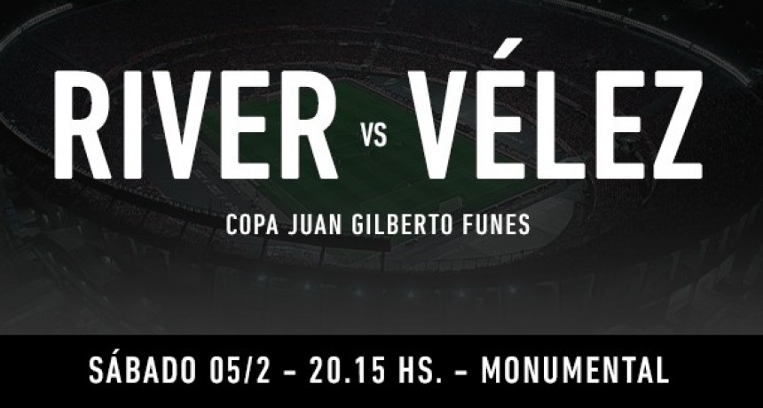 River Plate con todos sus titulares juega frente a Vélez Sarsfield