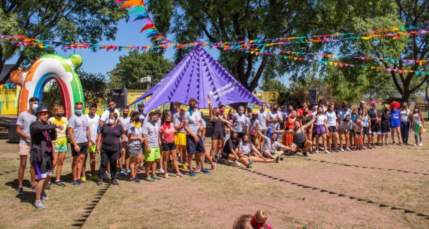 Con un gran festejo, se despidió la Colonia Municipal de Verano 2022