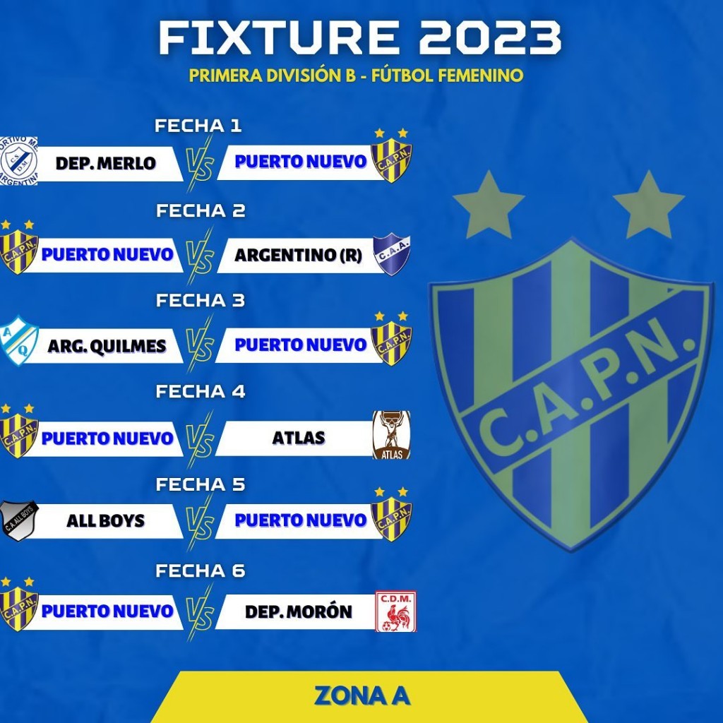 Puerto Nuevo conoce los rivales de la temporada