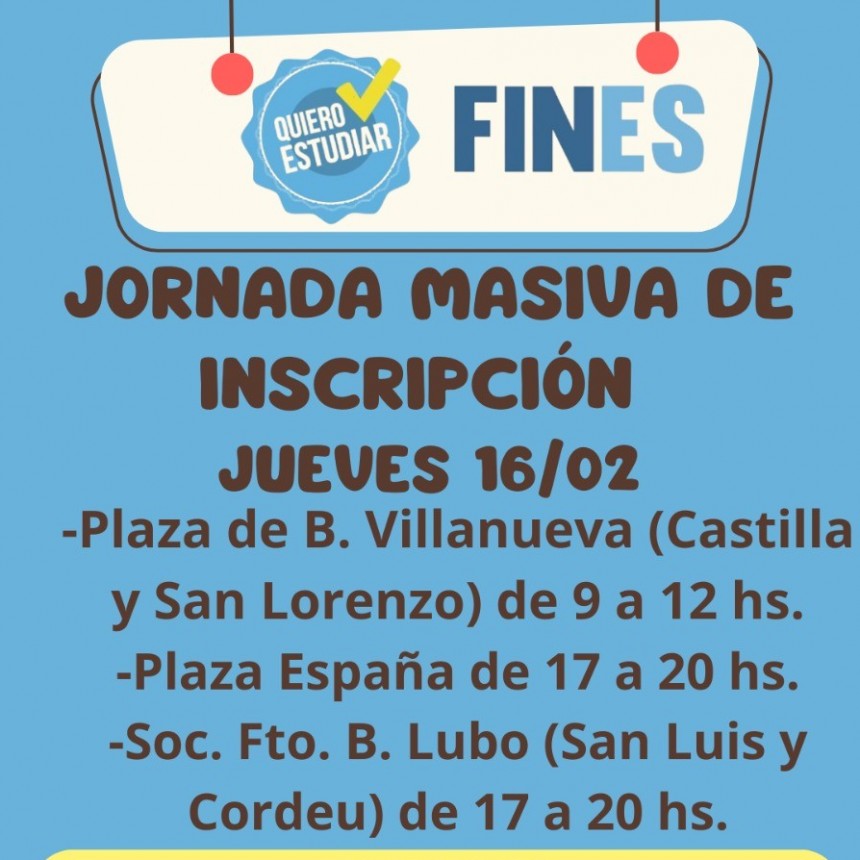 ¡Terminá el secundario!