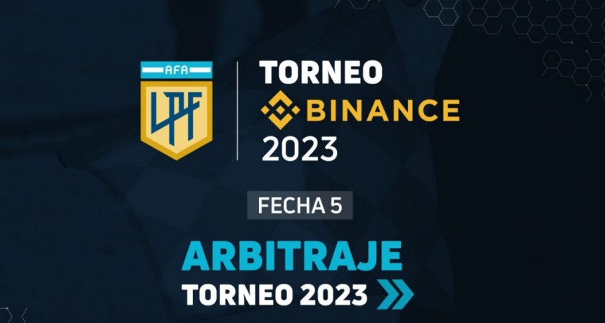 Designaciones arbitrales para la quinta fecha