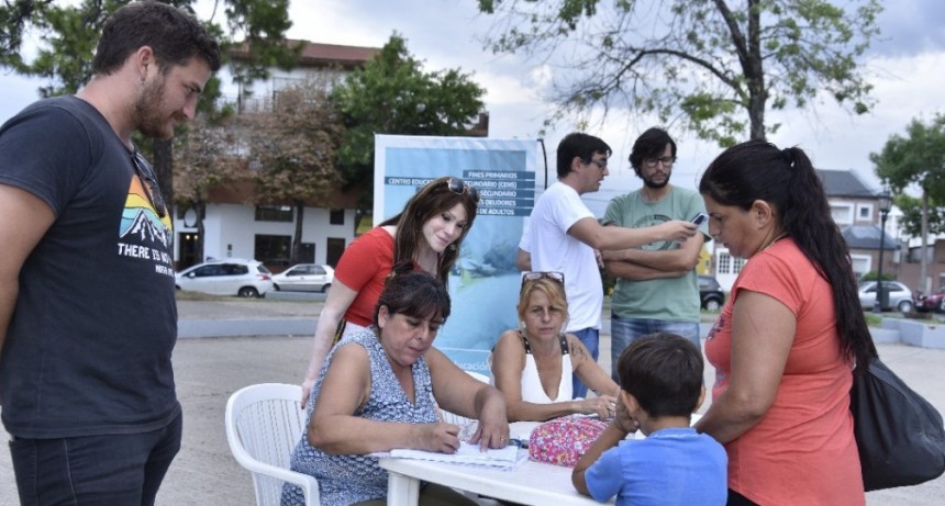 ALONSO Y ORTEGA MOSTRARON FUERTE APOYO A LOS OPERATIVOS DE INSCRIPCIÓN AL PLAN FINES  