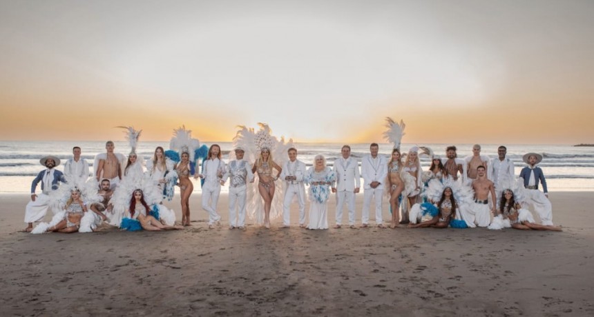 EL ELENCO DE “ARGENTINA LA REVISTA” A ORILLAS DEL MAR
