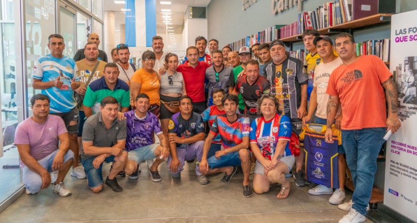 Abella se reunió con clubes barriales para seguir articulando trabajos conjuntos