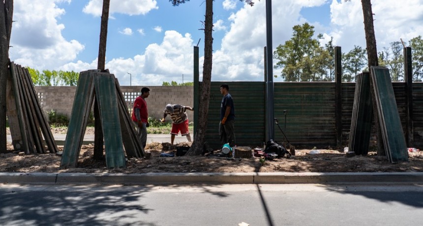 El Municipio sigue mejorando el ingreso al barrio La Argentina