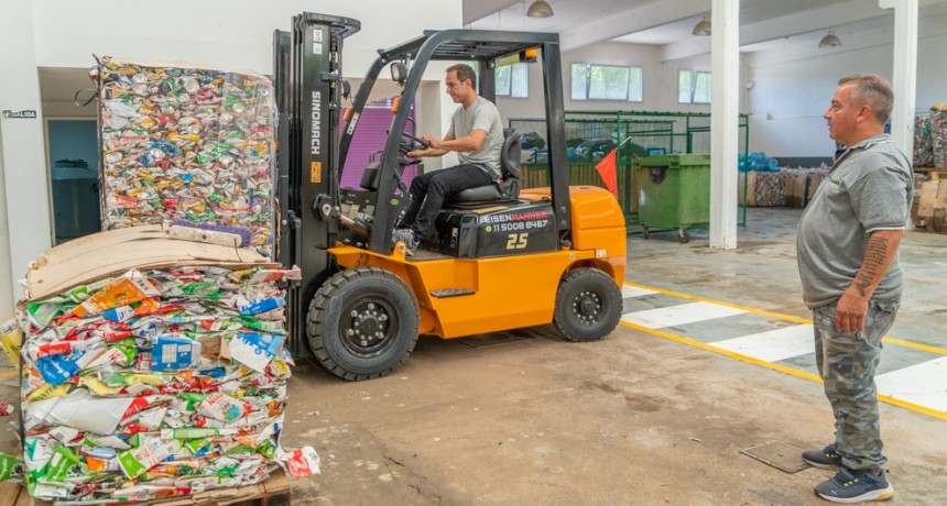 El Municipio suma equipamiento para el Centro de Reciclaje Municipal