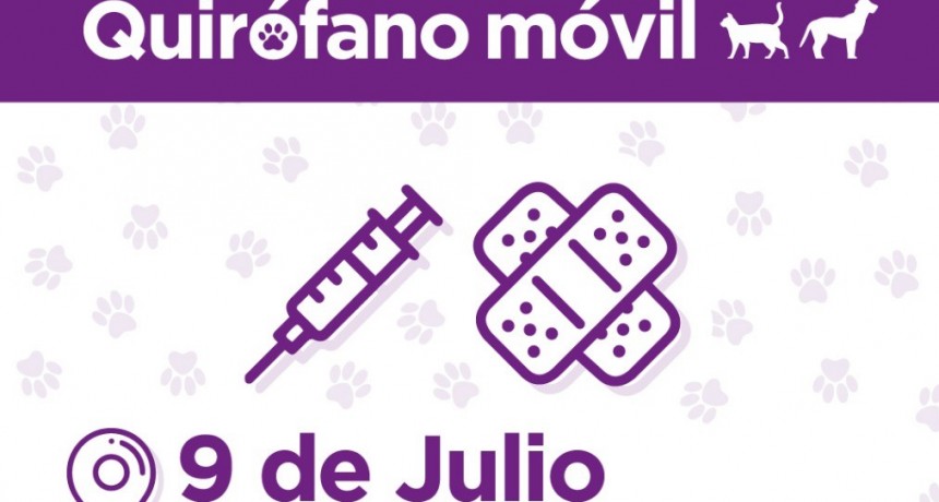 El quirófano móvil del Municipio visitará el barrio 9 de Julio   