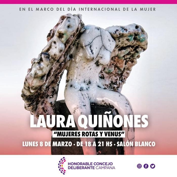 Por el  Día de la Mujer, este lunes habrá una exposición artística en el HCD