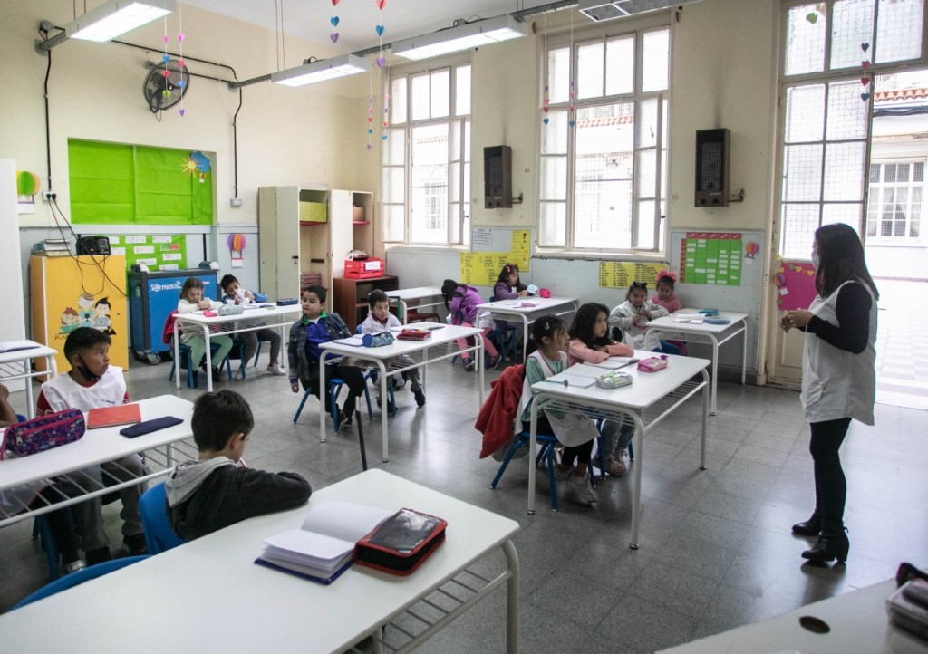 VOLVIERON LAS CLASES SIN BARBIJO EN LA CIUDAD DE BUENOS AIRES