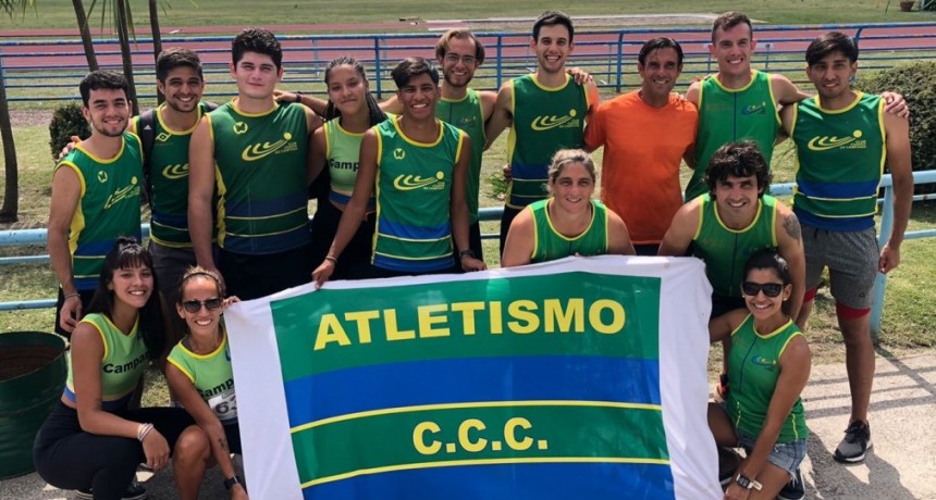 Atletismo: el Club Ciudad logró 12 podios en el Campeonato Provincial de Mayores