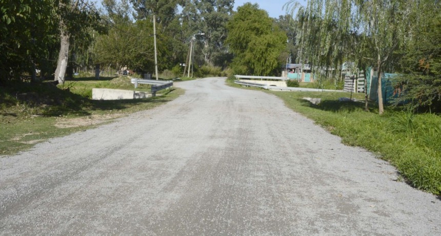 El Municipio avanza con la colocación de escoria en Otamendi
