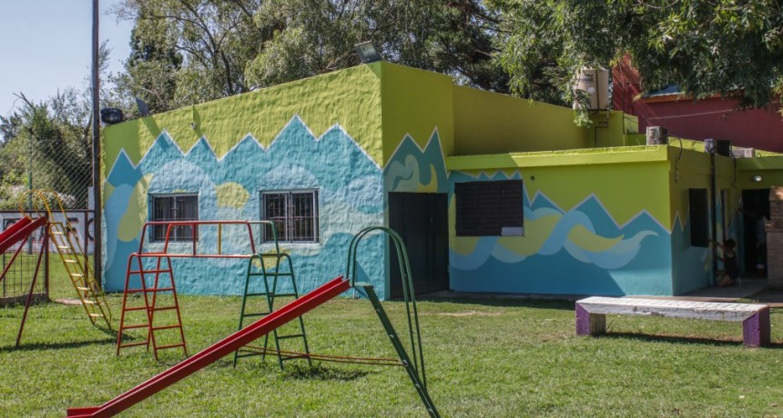  El Municipio llenó de color el CAPS del barrio Albizola   