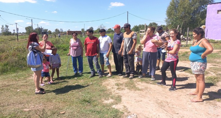Katty Altimari, acompaño el reclamo de los vecinos de San Cayetano 