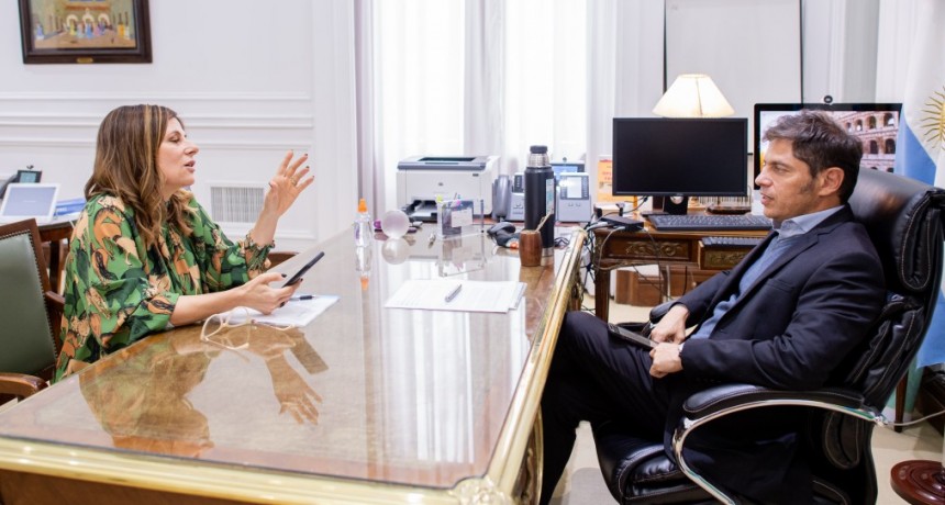 Kicillof mantuvo reuniones de seguimiento de la gestión 