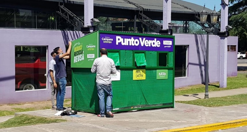 Renuevan el Punto Verde de Plaza España y piden colaboración en su mantenimiento
