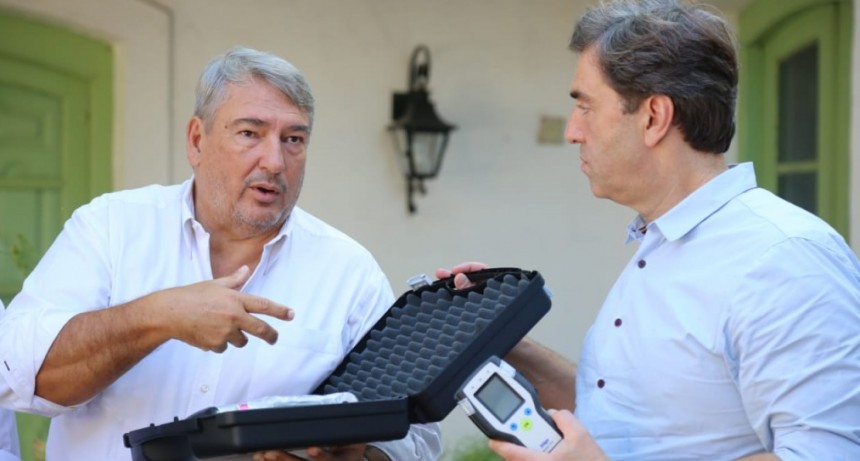 En Luján : D’Onofrio llevó derechos para el transporte e insumos para combatir el alcohol al volante
