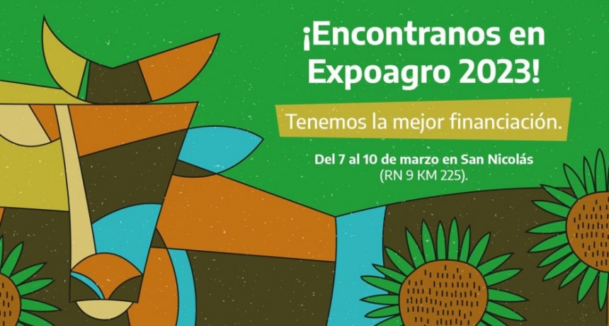 EXPOAGRO 2023 :  Banco Provincia ofrece tasas especiales para la compra de maquinaria 