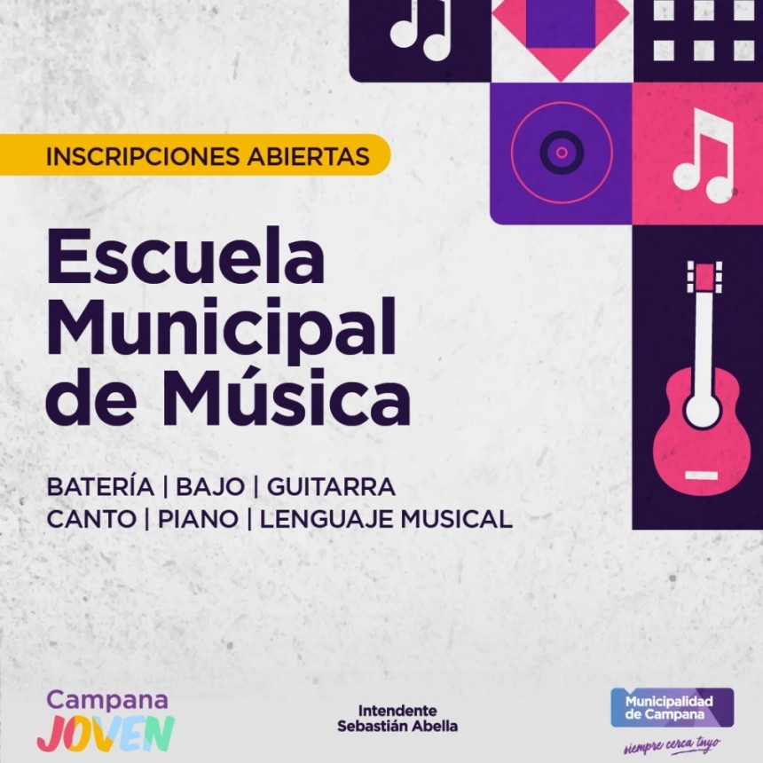 Se abre la inscripción a la Escuela Municipal de Música