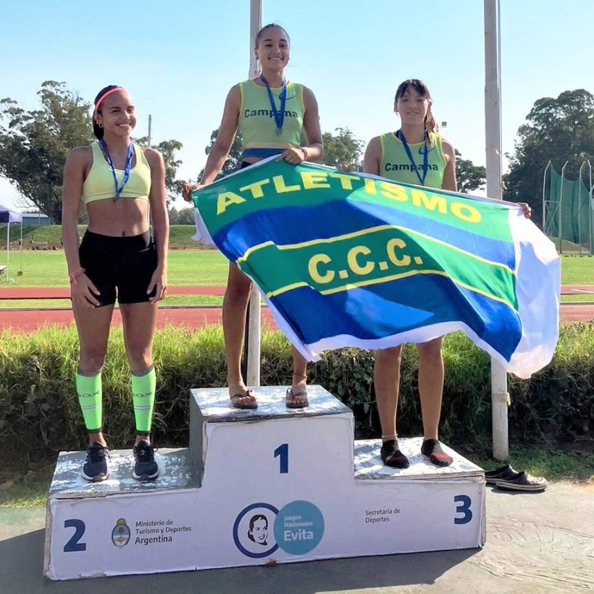 Atletismo: el C.C.C cosechó 15 medallas en el Campeonato Provincial U20
