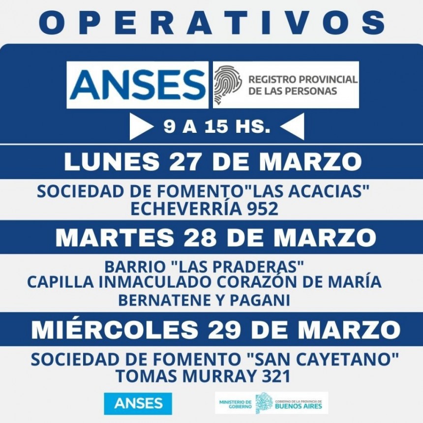 Vuelven los Operativos Territoriales a los barrios de Campana