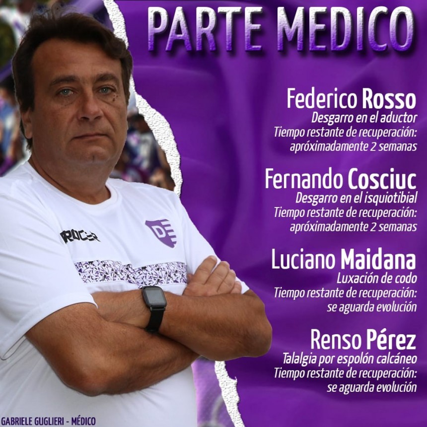 Parte médico Villa Dálmine