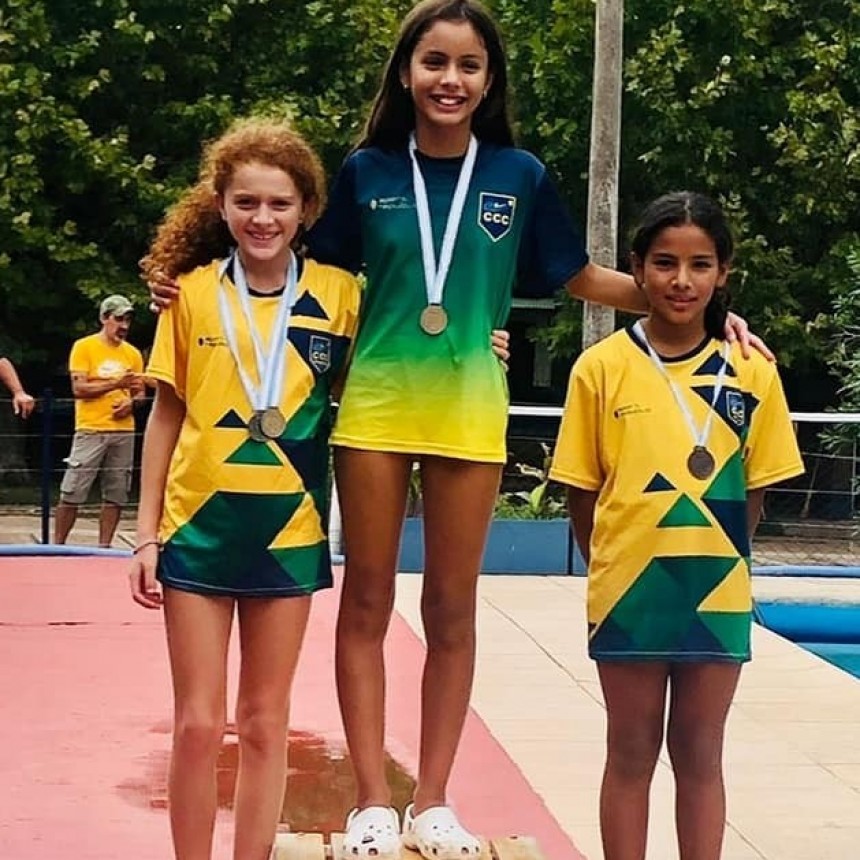Natación: el equipo Promocional del CCC cosechó 12 medallas en el Torneo “Luis Rodríguez”