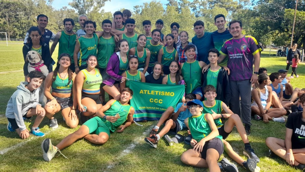 EL ATLETISMO DEL CLUB CIUDAD DE CAMPANA DEJÓ SU HUELLA EN CHUBUT, SAN ANDRÉS DE GILES Y VICENTE LÓPEZ