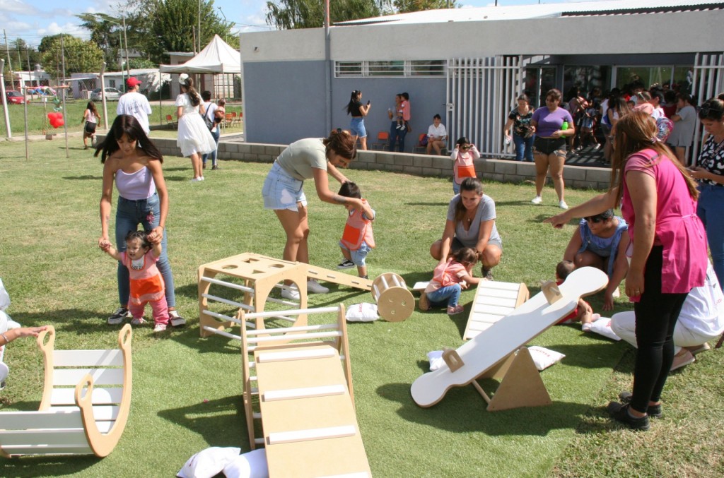 Entre juegos, los niños del CDI compartieron una jornada sobre seguridad vial