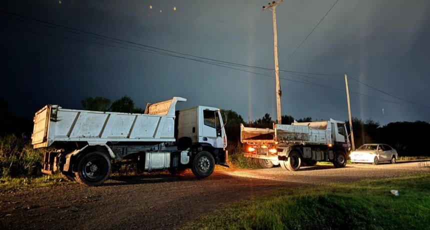 El Municipio realiza un operativo de monitoreo y prevención en San Cayetano