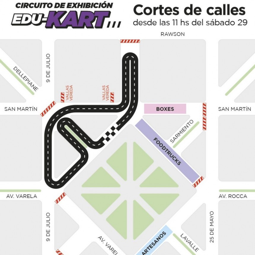 Informan los cortes de tránsito por el Festival “Edu-Kart” 