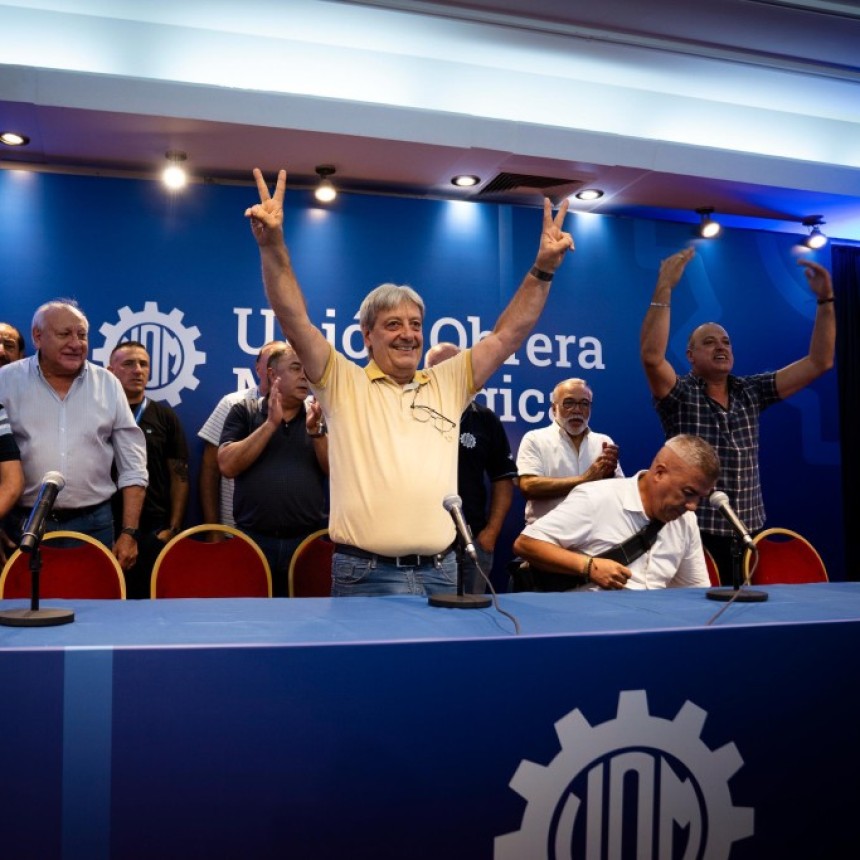 Furl&aacute;n fue reelecto con amplio respaldo y continuar&aacute; al frente de la UOM por cuatro a&ntilde;os m&aacute;s