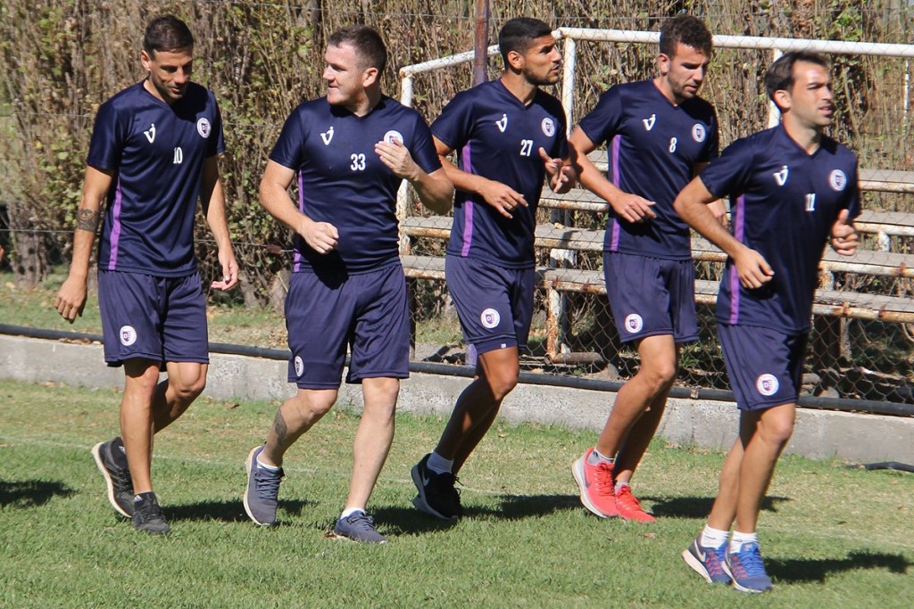 Villa Dálmine cierra su preparación para el partido del domingo