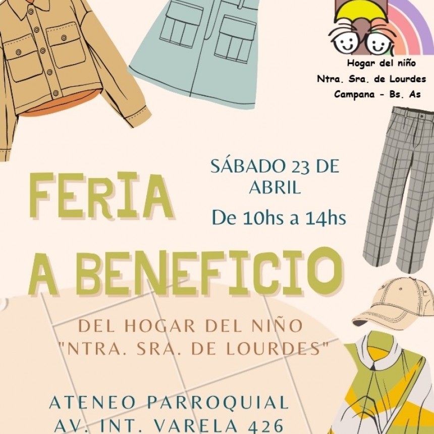 FERIA AMERICANA EN EL HOGAR DEL NIÑO NUESTRA SEÑORA DE LOURDES
