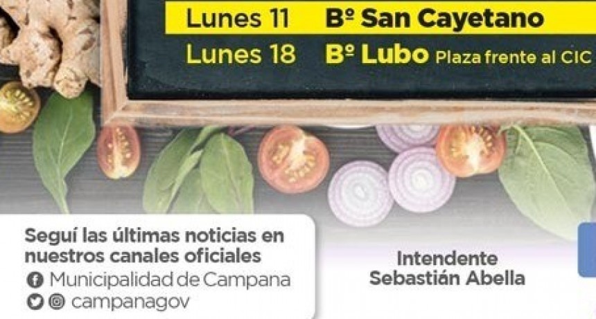 Los puestos de abastecimiento también visitarán los barrios San Cayetano y Lubo