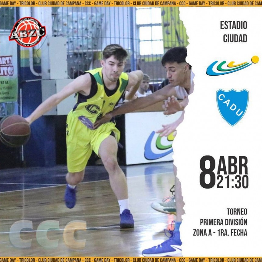 Este jueves comienza el Torneo de Primera División de la A.B.Z.C