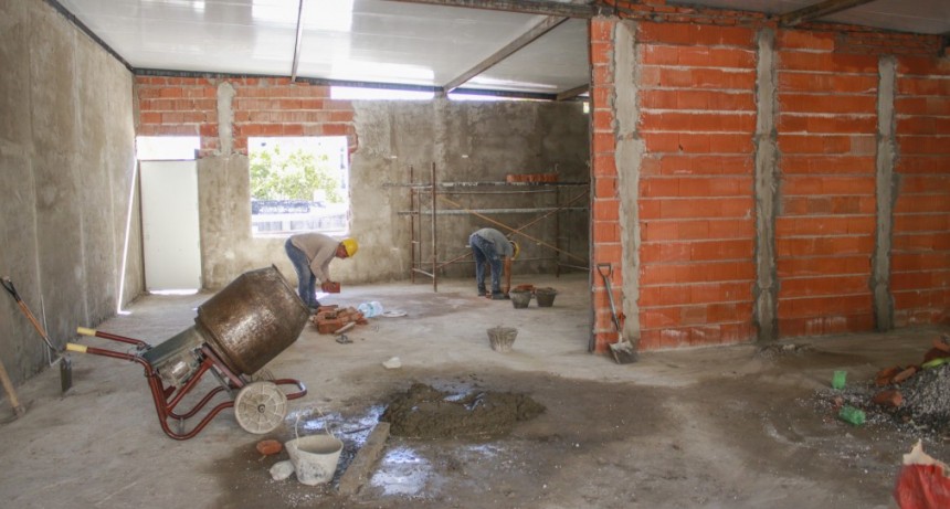 Avanza la obra de ampliación del edificio de la Escuela Primaria  Nº 1 y la Secundaria Nº 24