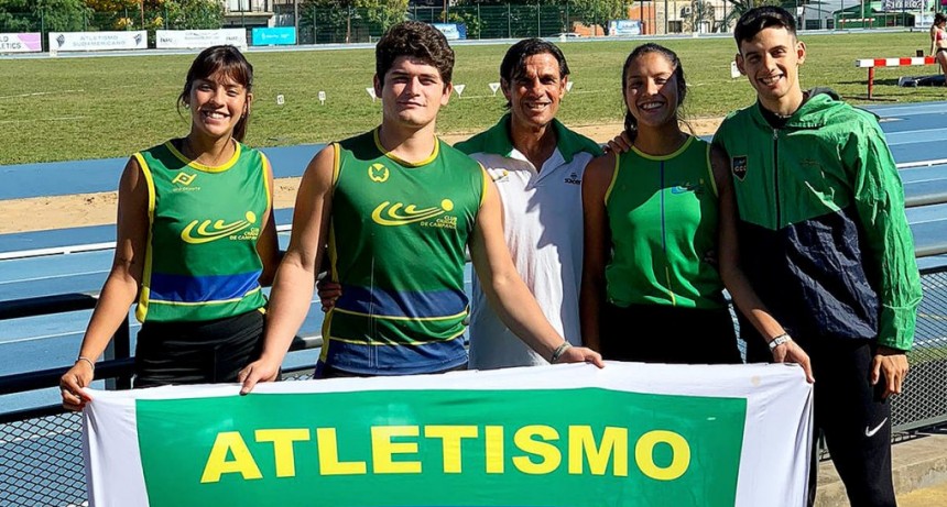 Cuatro atletas del CCC participaron del Campeonato Nacional de Mayores