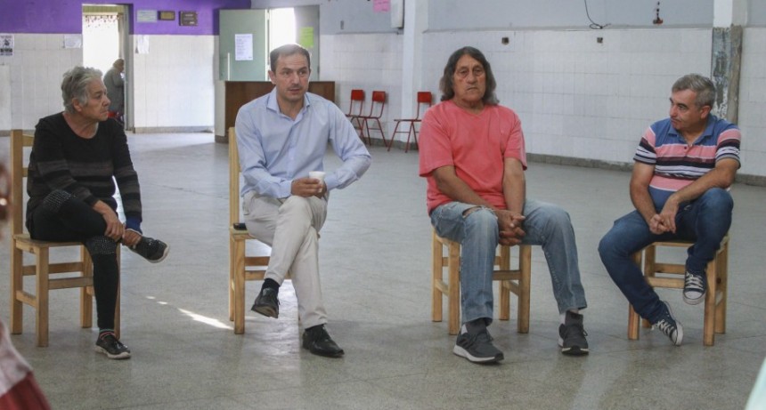 El Intendente se reunió con la nueva comisión directiva de la sociedad de fomento del barrio Lubo