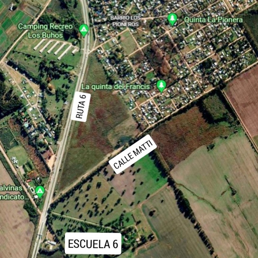 HCD: Se aprobó un pedido para la construcción de una senda peatonal de Los Pioneros a la Escuela 6