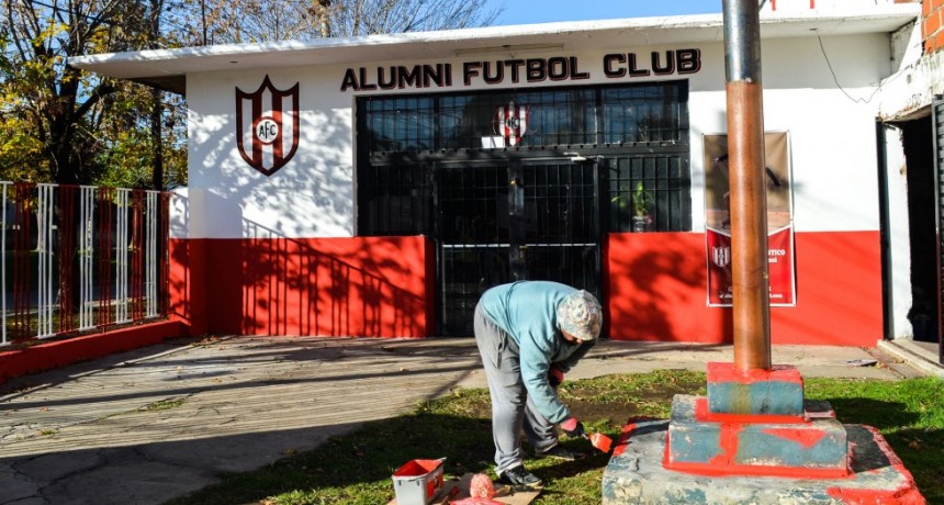 El Municipio realiza la puesta en valor del Club Alumni 