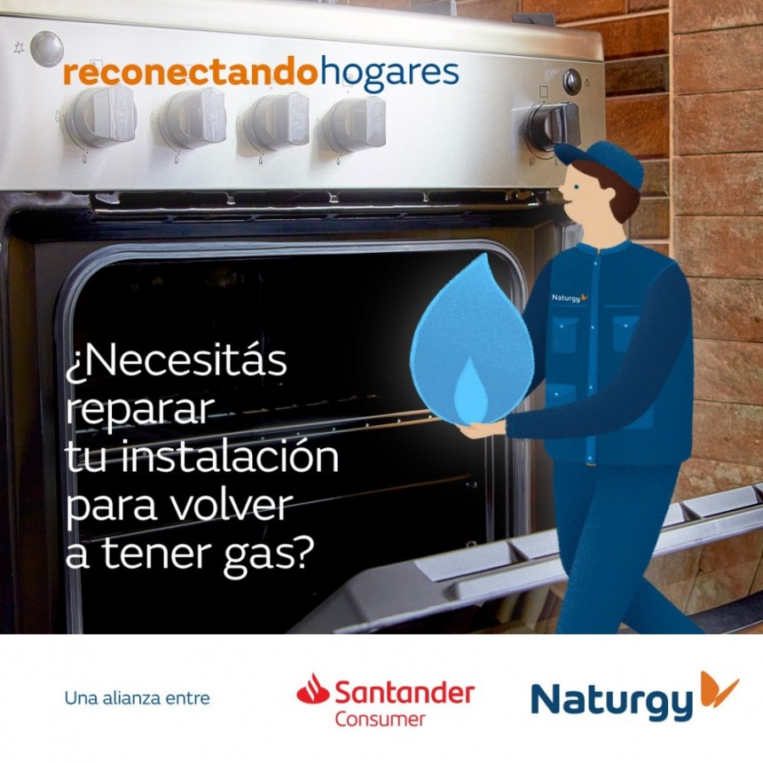 Naturgy y Santander Consumer lanzan el programa “Reconectando Hogares”