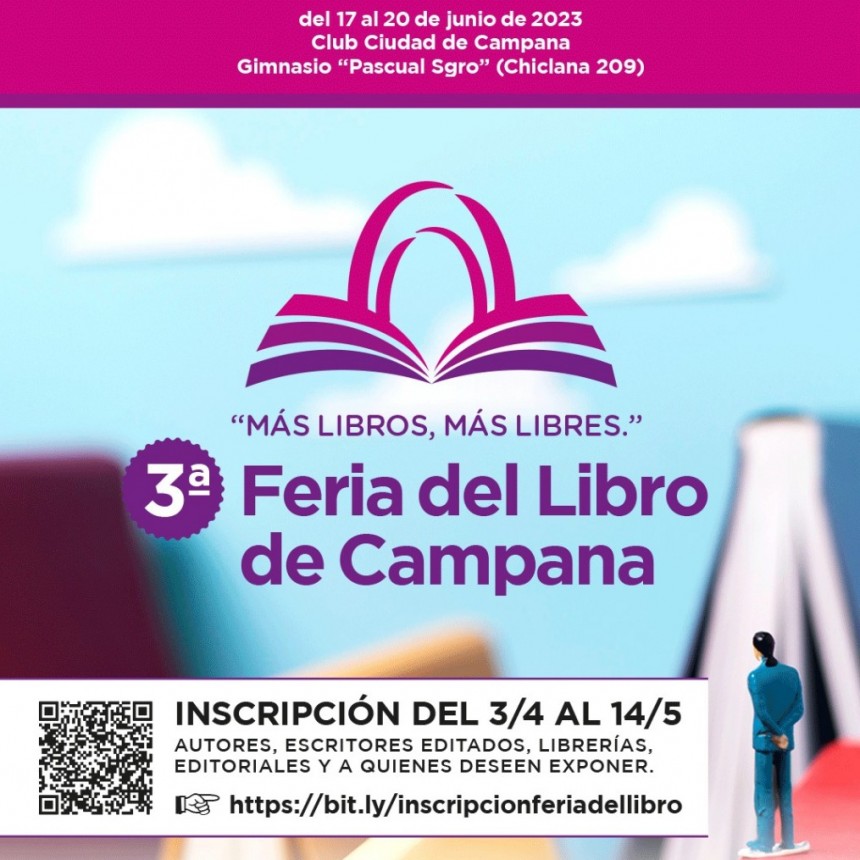 Invitan a escritores y editoriales a ser parte de la 3era edición de la Feria del Libro 