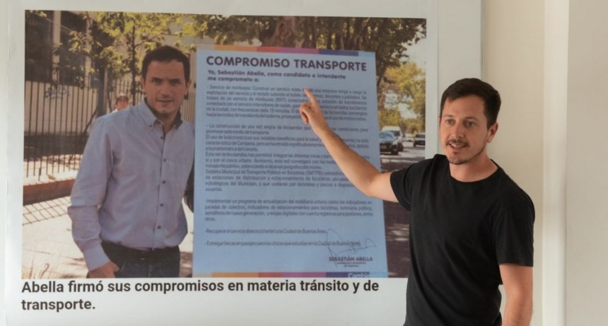 Sarna :  “El Intendente es Abella y quien debe cumplir  con las promesas de campaña es él”